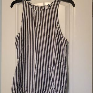 Black and white stripped Old Navy top